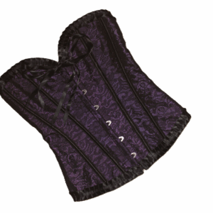 Gothic purple corset