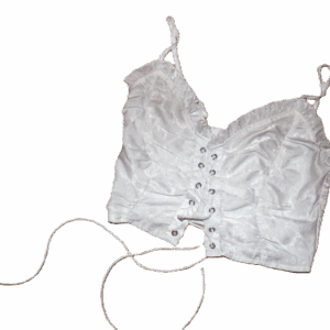 Ruffle white top